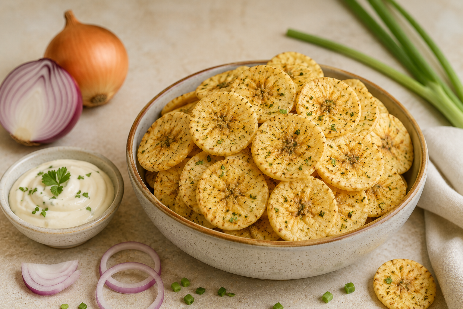 Sour Cream & Onion Banana Chips